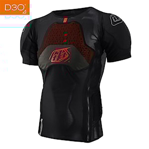 Troy Lee Designs Stage Ghost D3O SS Baselayer solid black