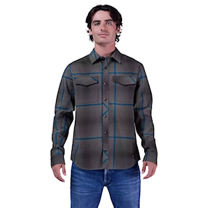 Fox Survivalist Fire Flannel Ls dark shadow
