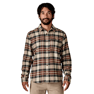 Patagonia M's L/S Lw Fjord Flannel Shirt paw: dried vanilla