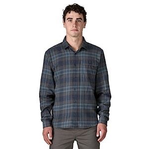 Patagonia M's L/S Lw Fjord Flannel Shirt paw: smolder blue