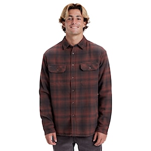 Quiksilver Venture Overshirt Sherpa brown stone venture os sherpa