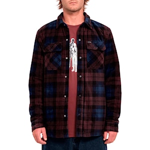 Volcom Bowered Fleece LS merlot