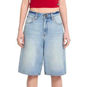 Volcom Wms Beeggy Denim Shorts dusty blue wash