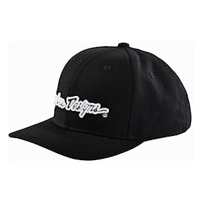 Troy Lee Designs Signature Snapback Curved black/white