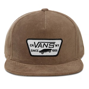full patch snapback vans