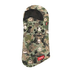 Airhole Milk Fleece Balaclava Junior monkey camo
