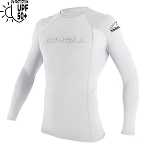 O'Neill Basic Skins L/S Rash Guard white