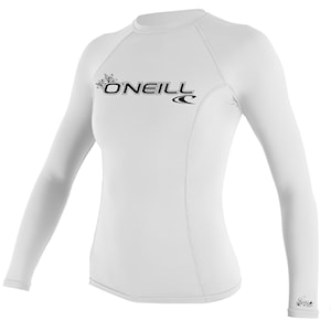 O'Neill Wms Basic Skins L/S Rash Guard white