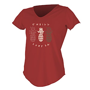 O'Neill Wms Graphic S/S Scoop Neck Sun taos red