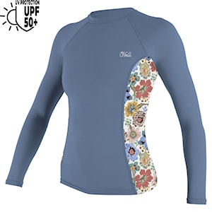 O'Neill Wms Side Print L/S Rash Guard infinity/talitha