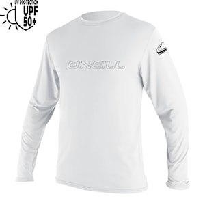 O'Neill Youth Basic Skins L/S Sun Shirt white