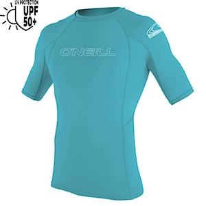 O'Neill Youth Basic Skins S/S Rash Guard light aqua