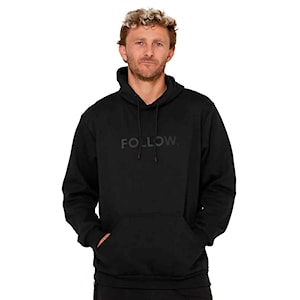 Follow Logo Hoody black