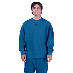 Fox Wordmark Oversized Fleece Crew twilight