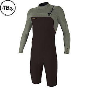 O'Neill Hyperfreak Chest Zip 2 mm L/S Spring arabica/chimera