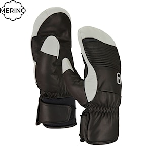 ORTOVOX Full Leather Mitten black raven