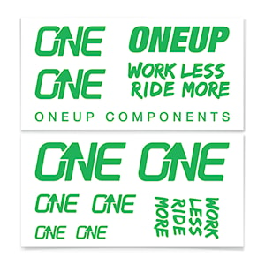 OneUp Decal Kit Handlebar green