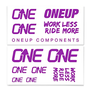 OneUp Decal Kit Handlebar purple