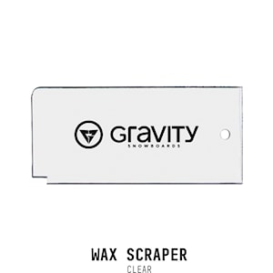 Gravity Wax Scraper clear