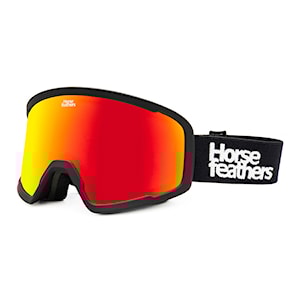 Horsefeathers Huck black | mirror red