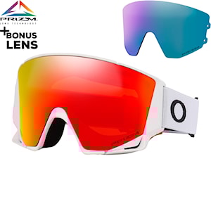 Oakley Flow Scape M matte white | prizm sapphire & prizm iced