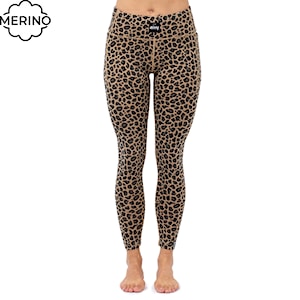 Eivy Pocket Merino Wool Tights leopard