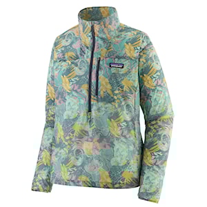 Patagonia W's Houdini Stash 1/2 Zip P/O moon tripper: blue sage