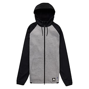 Burton Crown Weatherproof FZ grey heather/true black