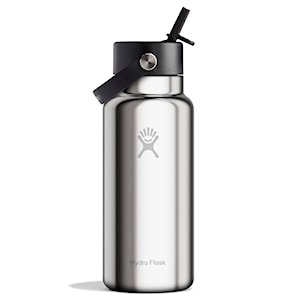 Hydro Flask 32 oz Wide Flex Straw Bottle silver