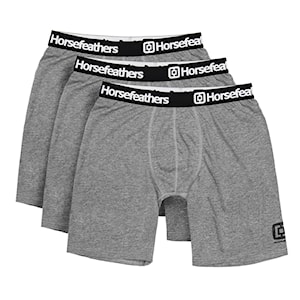 Horsefeathers Dynasty Long 3 Pack heather grey