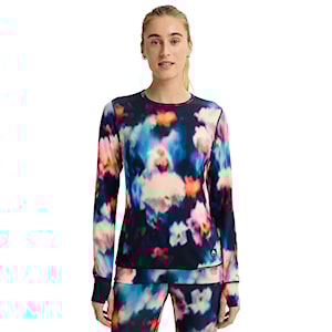 Burton Wms Midweight Crew floral blur