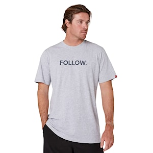 Follow Logo grey heather