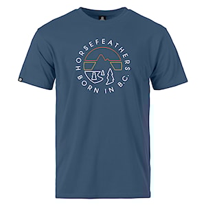 Horsefeathers Line Circle moonlight blue
