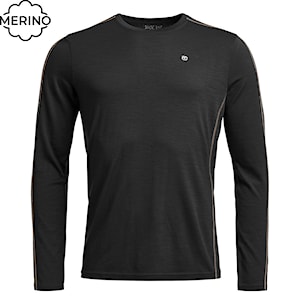 ORTOVOX 185 Rock'n'wool Long Sleeve black raven
