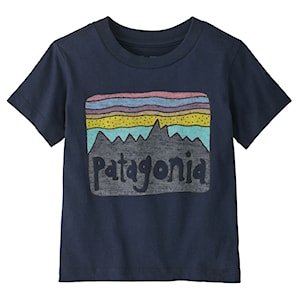 Patagonia Baby Fitz Roy Skies T-Shirt new navy