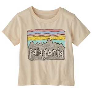 Patagonia Baby Fitz Roy Skies T-Shirt undyed natural