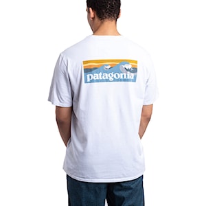 Patagonia M's Boardshort Logo Pocket Responsibili-Tee white