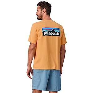 Patagonia M's P-6 Logo Responsibili-Tee beeswax tan