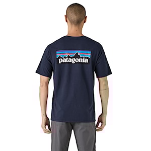Patagonia M's P-6 Logo Responsibili-Tee new navy