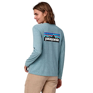 Patagonia W's L/S P-6 Logo Responsibili-Tee thermal blue