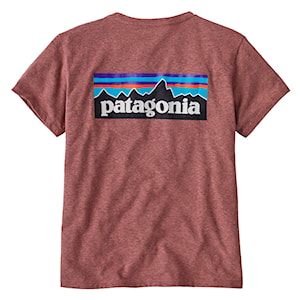 Patagonia W's P-6 Logo Responsibili-Tee dulse mauve