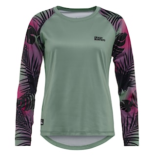 Bike koszulka Horsefeathers Deco LS iceberg green/hawaii 2026