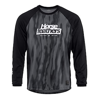 Bike koszulka Horsefeathers Spike LS halftone/black 2025