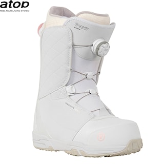 Buty snowboardowe Gravity Aura Atop white 2026