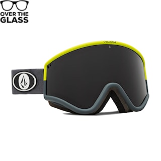 Gogle snowboardowe Volcom Yae citrus/grey | dark grey 2023