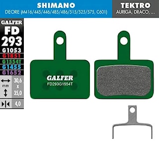 Brzdové doštičky Galfer Pro FD293 G1554T Shimano, Tektro, TRP