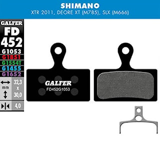 Brzdové destičky Galfer Performance FD452 G1053 Shimano