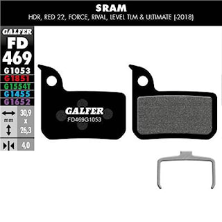 Brzdové doštičky Galfer Performance FD469 G1053 SRAM