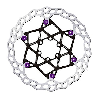 Brzdový kotúč Galfer Floating Disc Wave 180 mm × 2,0 mm purple pins