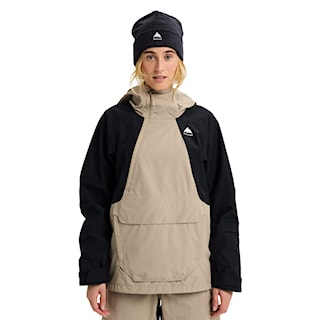 Bunda na snowboard Burton Wms Reserve 2L Relaxed Anorak summit taupe/true black 2026